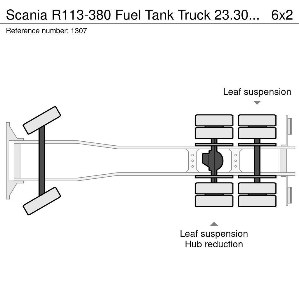 Scania R113-380 Fuel Tank Truck 23.300 Liters 10 Tyre Man Tankbiler