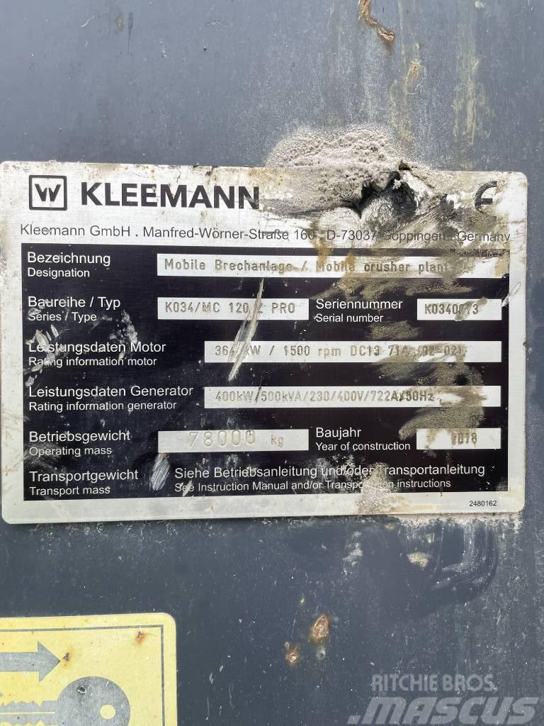 Kleemann K034 / MC 120 Z Pro Mobile knusere