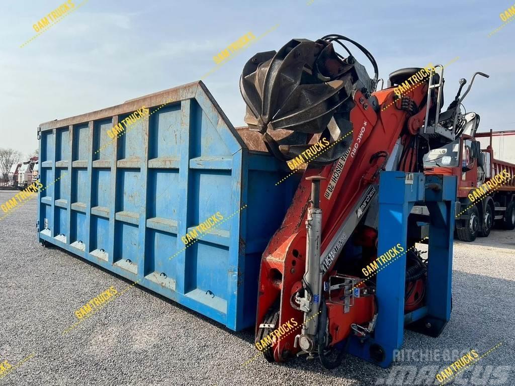  Diversen Container mit Kran Marchesi 4.500 RT0280 Shipping-containere