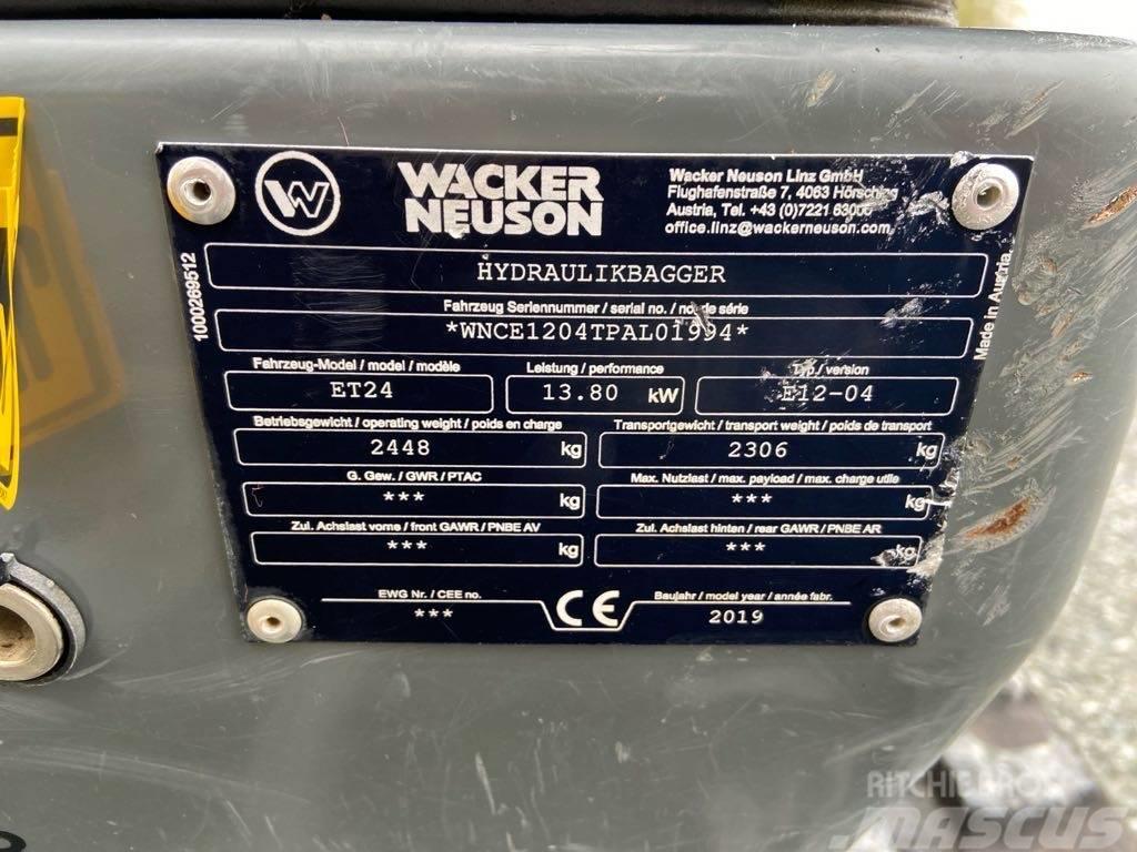 Wacker Neuson ET24 Gravemaskiner på larvebånd