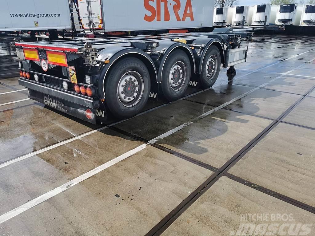 EKW MULTI CHASSIS Semi-trailer med containerramme