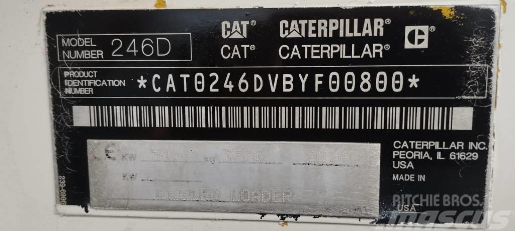 CAT 246 D Minilæsser - skridstyret