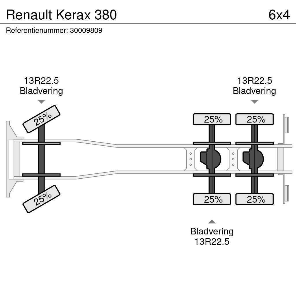 Renault Kerax 380 Lastbiler med containerramme / veksellad