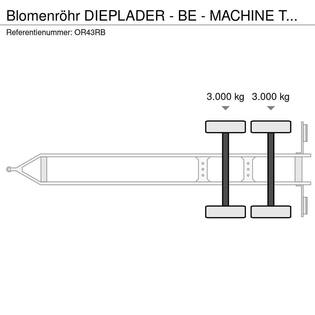  Blomenrohr DIEPLADER - BE - MACHINE TRANSPORT Blokvogn