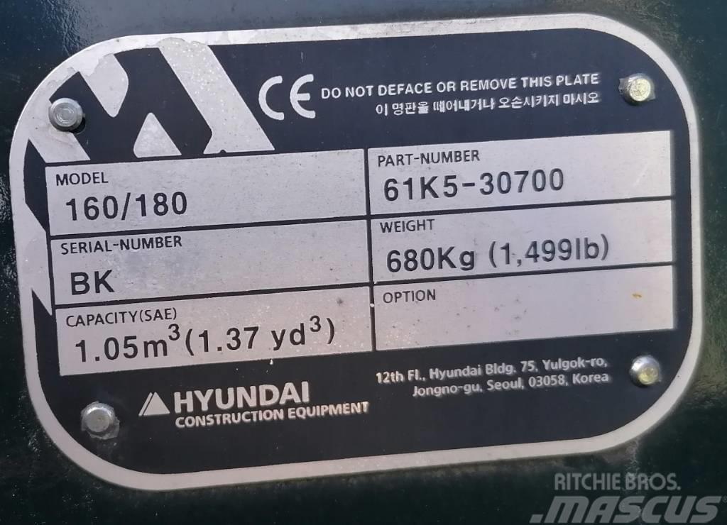 Hyundai 1.05m3_HX180 Skovle