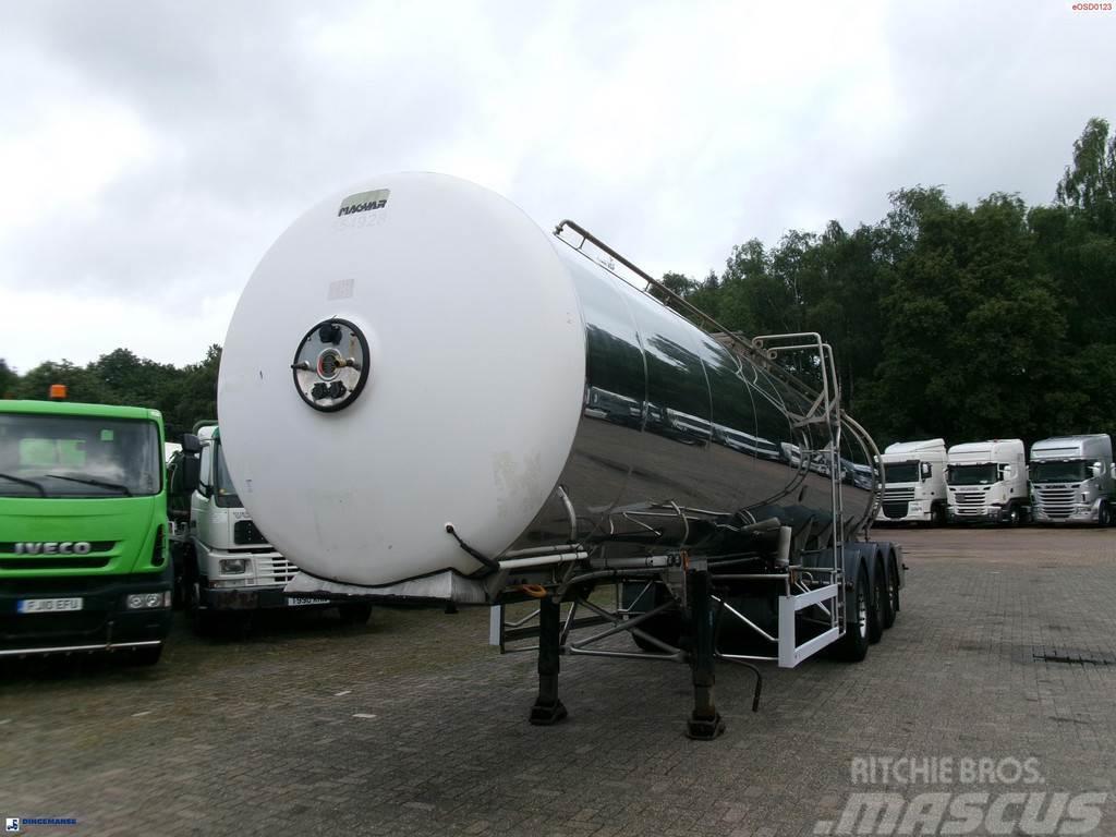 Magyar Food tank inox 30 m3 / 1 comp Semi-trailer med Tank