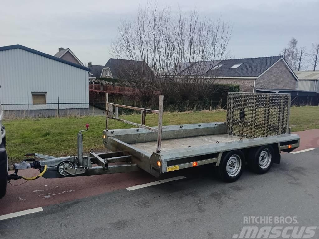 Hulco terrax-2 2,4 ton aanhanger 2 as trailer machine tr Lette anhængere