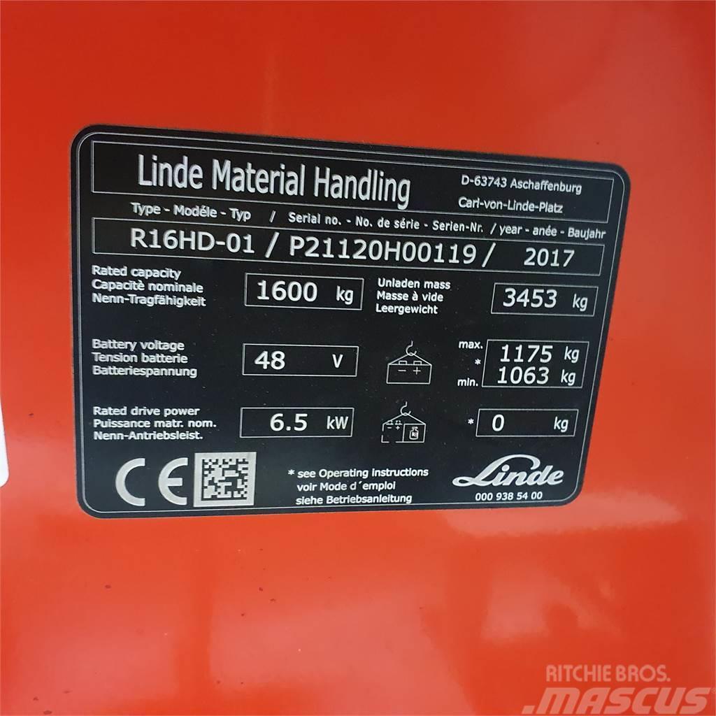 Linde R16HD Reachtruck