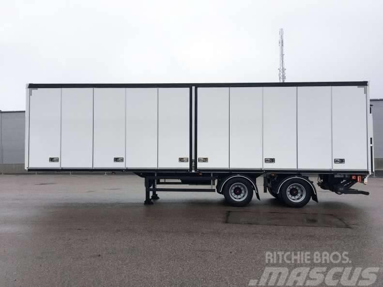 Kel-Berg D500V CITY SKAPTRAILER Semi-trailer med fast kasse