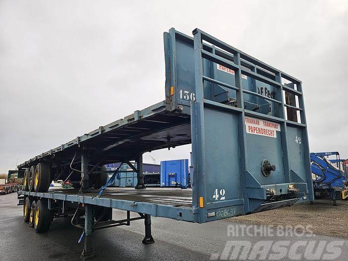 Groenewegen Dro 12 24 | 3 axle heavy duty | Steel suspension | Semi-trailer med lad/flatbed