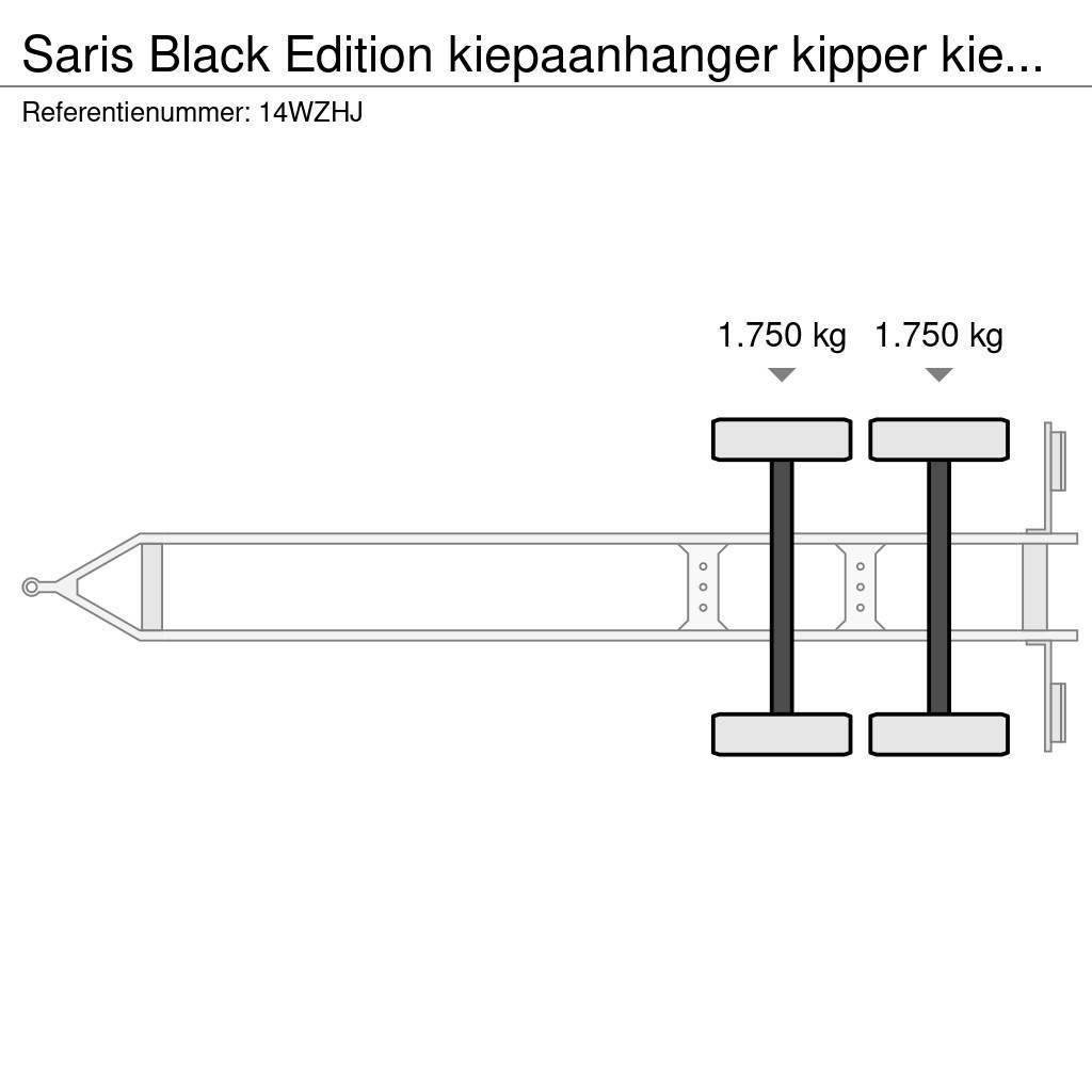 Saris Black Edition kiepaanhanger kipper kieper 3500kg H Gardinanhænger