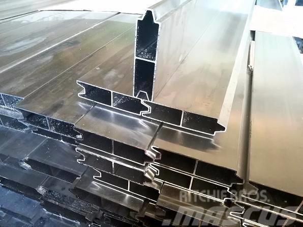 aliuminio bortines lentos užuolaidinės alumines -  Semi-trailer med Gardinsider