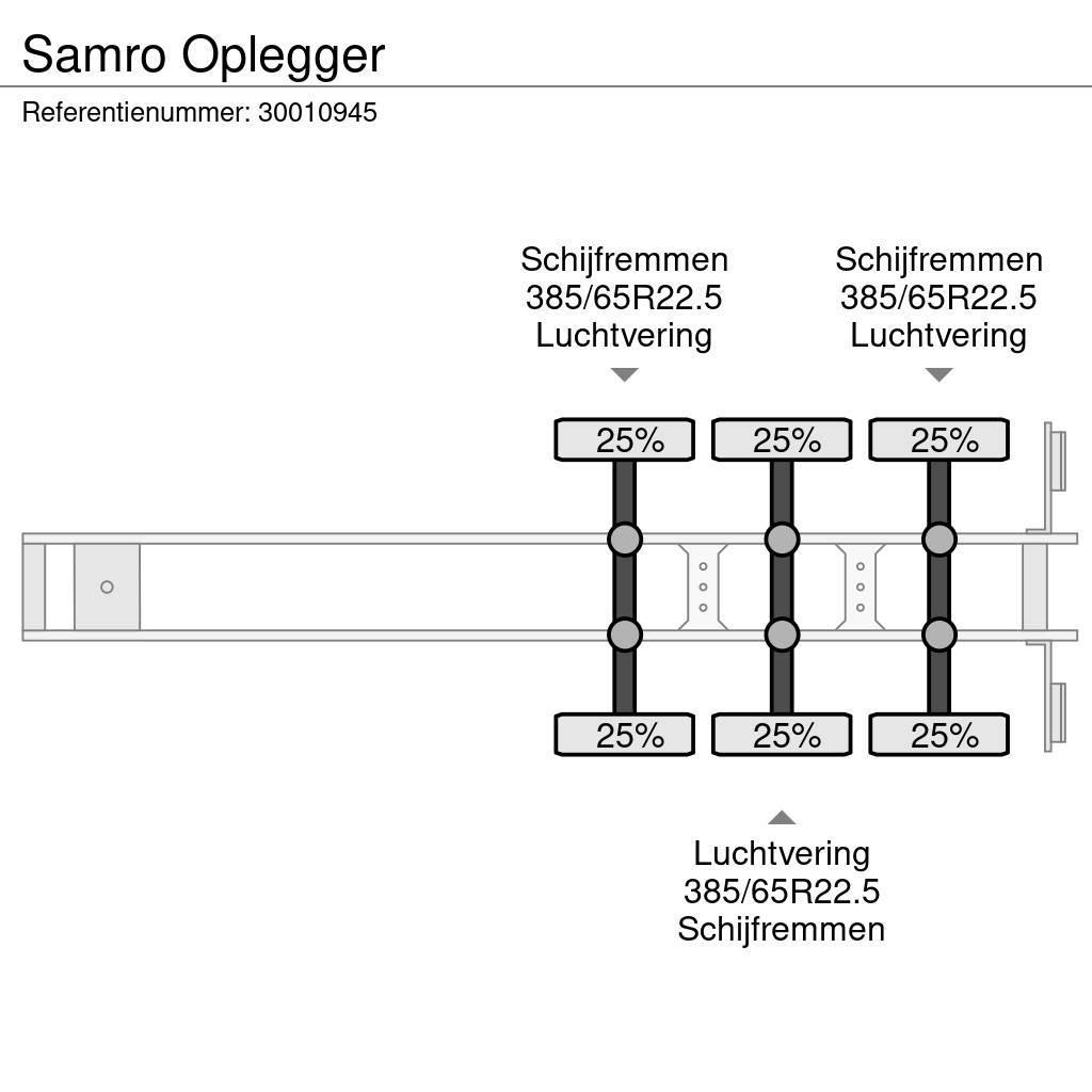 Samro Oplegger Semi-trailer med Gardinsider
