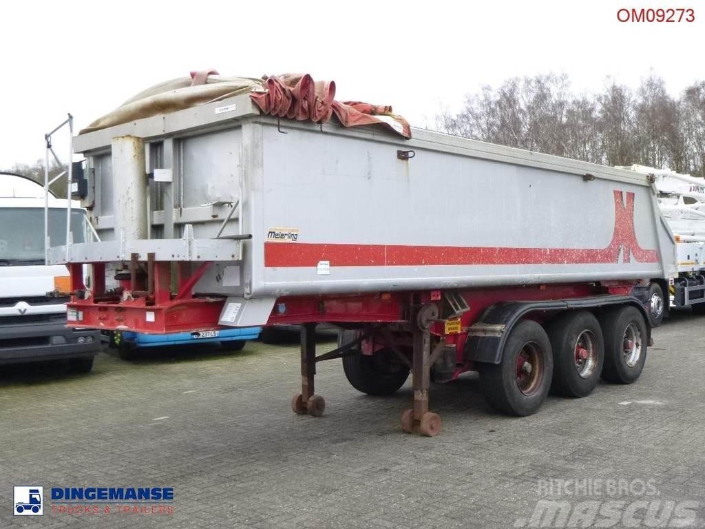 Meierling Tipper trailer alu 21 m3 + tarpaulin Semi-trailer med tip
