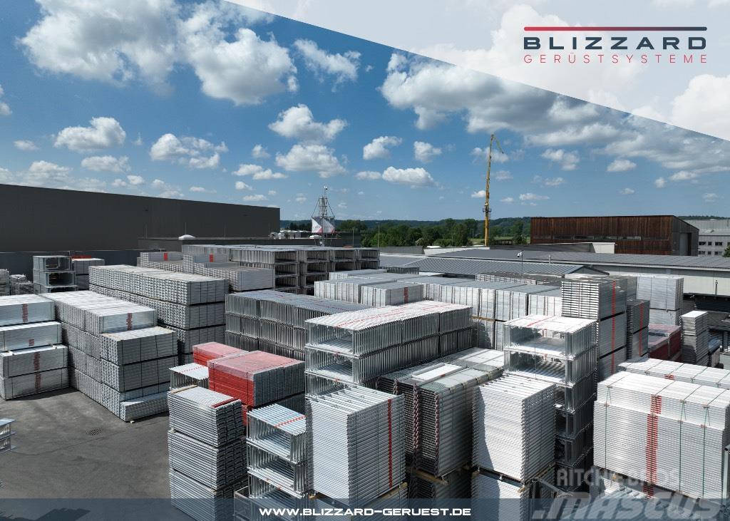 Blizzard 163,45 m² Stahlgerüst mit Robustböden NEU Stillads udstyr