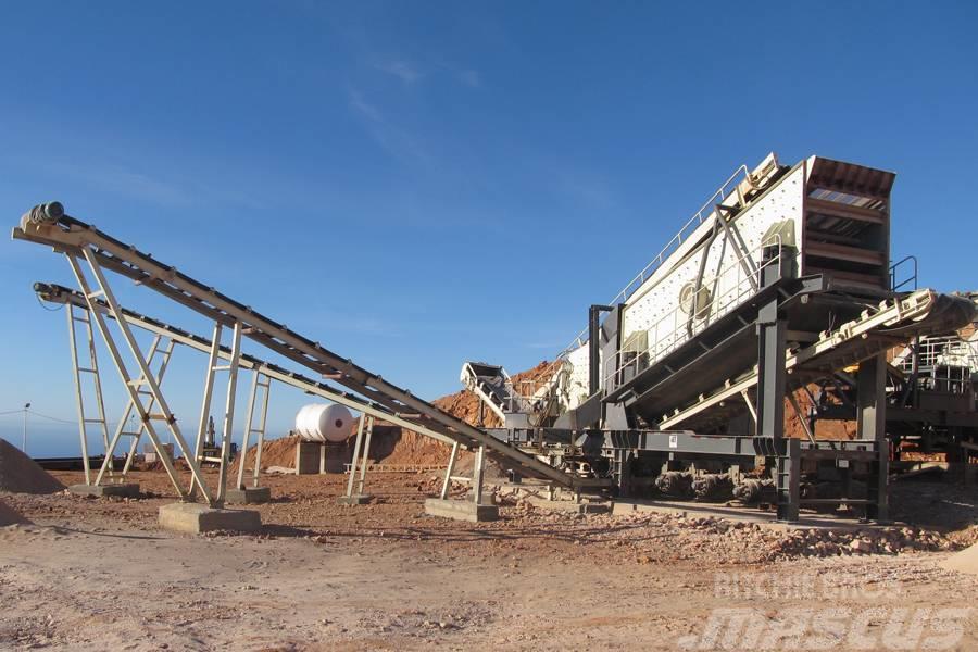 Liming 400tph gypsum mobile crushing plant Produktionsanlæg til grusgrav m.m.