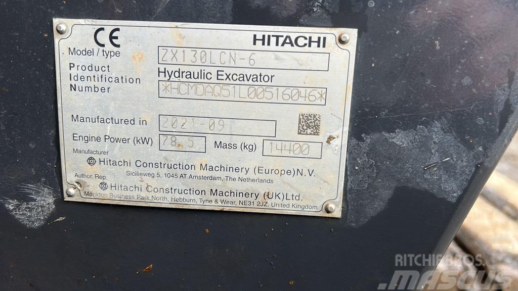 Hitachi ZX130 LCN-6 Gravemaskiner på larvebånd