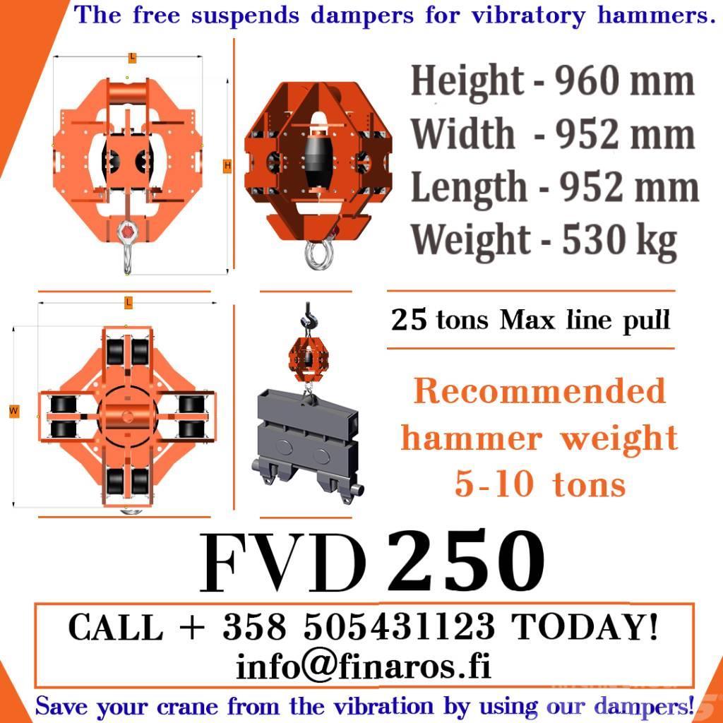  Vibration Damper FVD250 Hydrauliske pælehammere