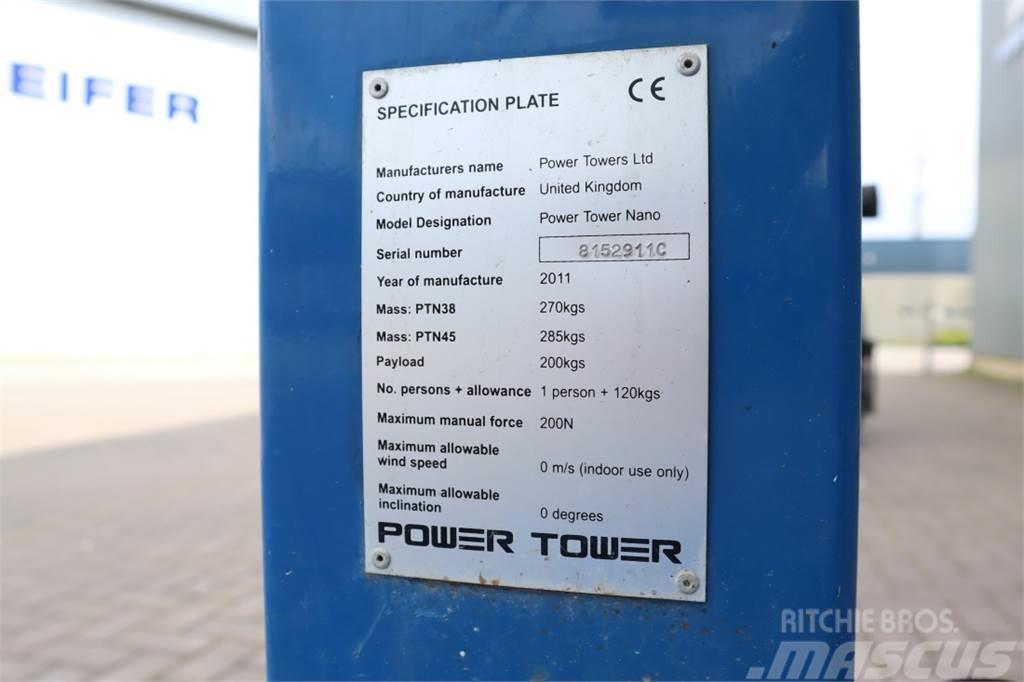 Power TOWER NANO SP Electric, 4.50m Working Height, 200k Bomlifte med knækarm
