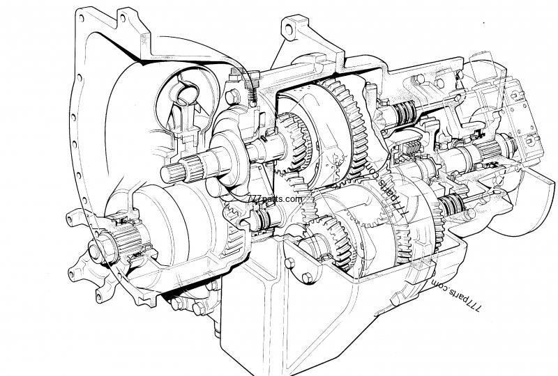 JCB PowerShift gearbox 1:1.495 JCB 542-70 Gear