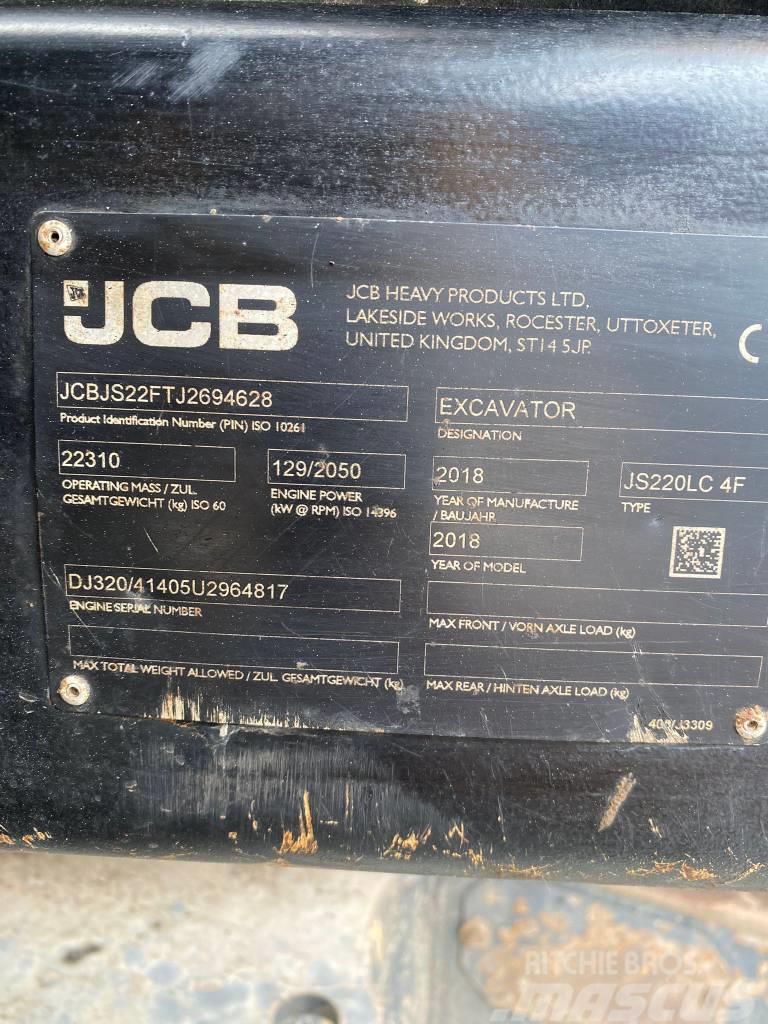 JCB JS 220 LC Gravemaskiner på larvebånd