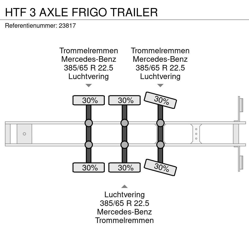 HTF 3 AXLE FRIGO TRAILER Semi-trailer med Kølefunktion