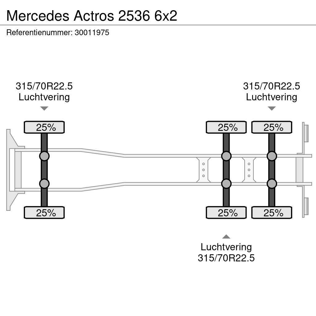Mercedes-Benz Actros 2536 6x2 Fast kasse