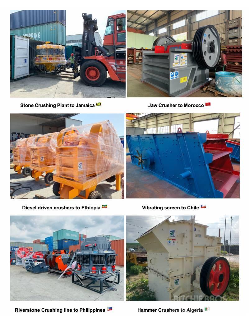 Kinglink belt conveyor for aggregates transport Andre