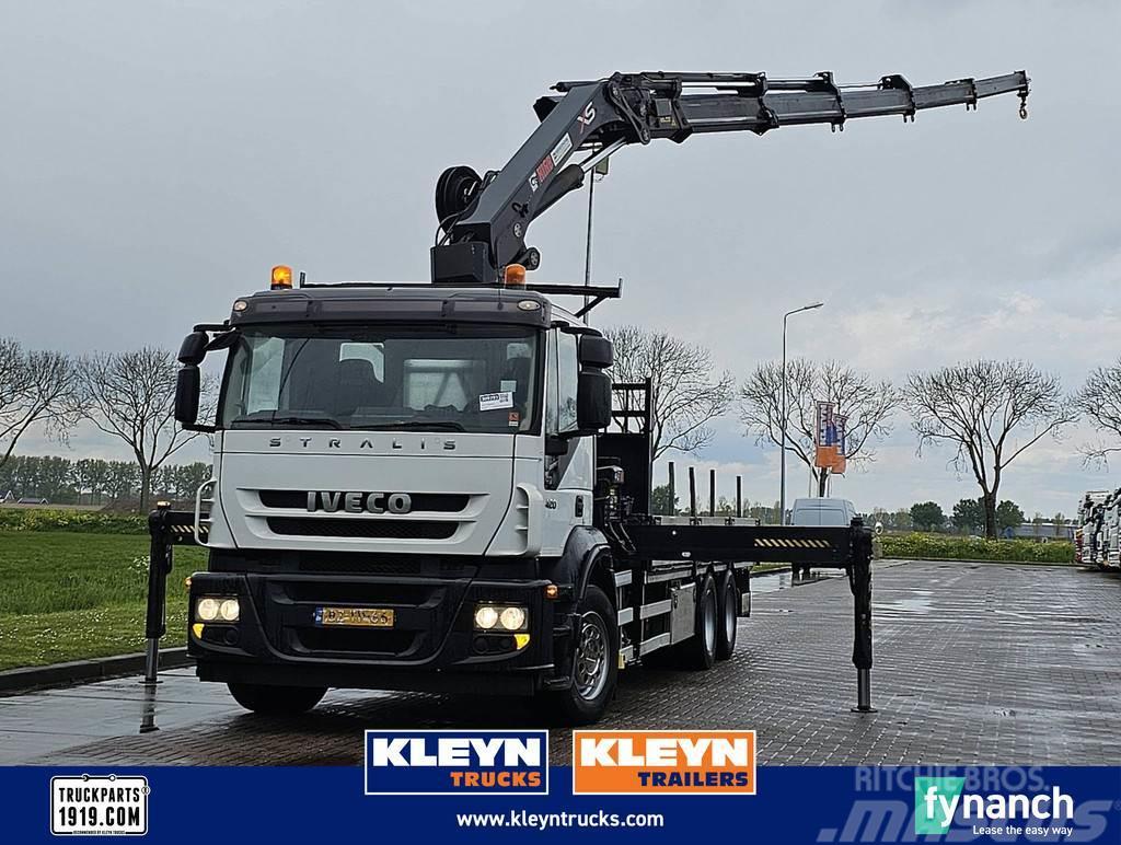 Iveco AD260S42 hiab 288-ep 5 330tkm Lastbil med lad/Flatbed