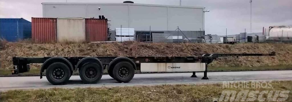 Krone Chassis Gooseneck Semi-trailer med containerramme