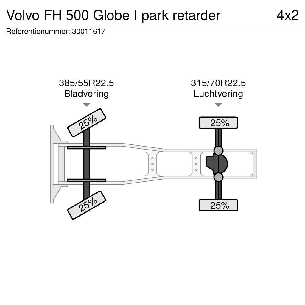 Volvo FH 500 Globe I park retarder Trækkere