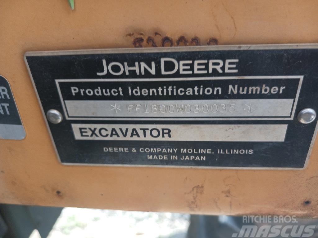 John Deere 180 C Gravemaskiner på hjul