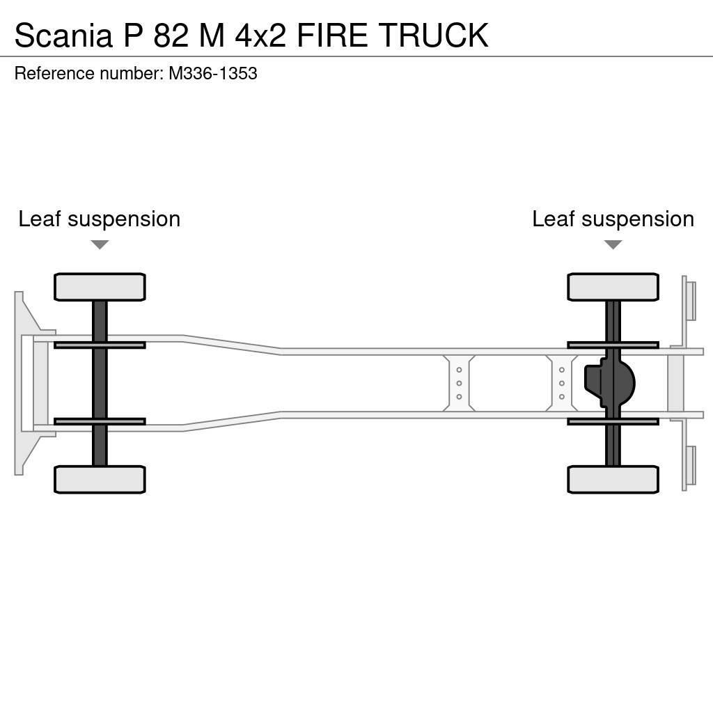 Scania P 82 M 4x2 FIRE TRUCK Brandbiler