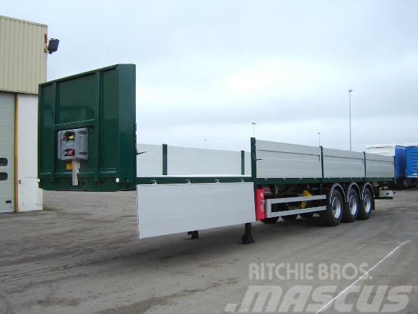 Fruehauf Flaktrailer "Heavy Duty" Semi-trailer med lad/flatbed