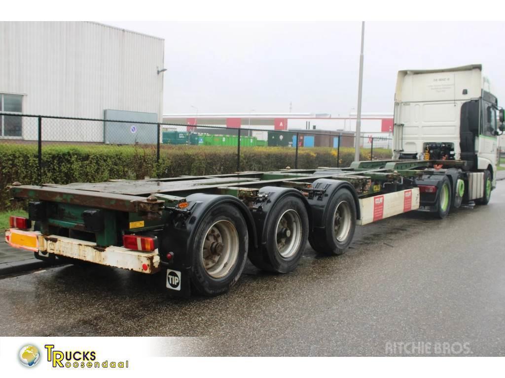Krone 3x BPW + 20FT/30FT/40FT/45FT Semi-trailer med containerramme