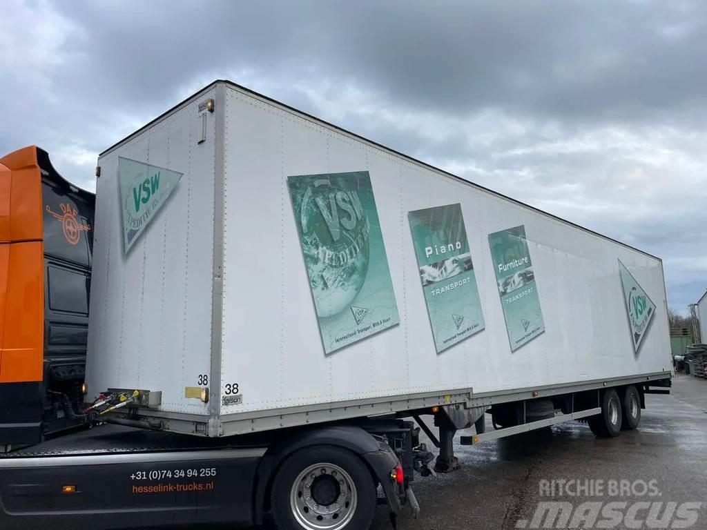 Talson 2-AS 13.6M Textiel/Kleider/Confection ABS APK/TUV Semi-trailer med fast kasse