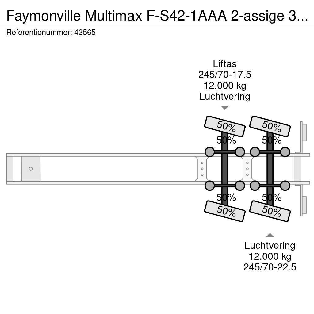 Faymonville Multimax F-S42-1AAA 2-assige 3,90 meter Extandable Semi-trailer blokvogn