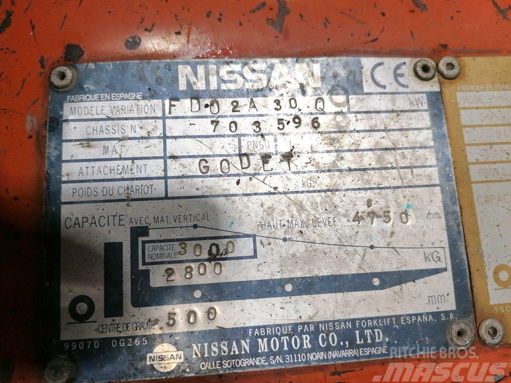 Nissan FGD02A30Q Diesel gaffeltrucks