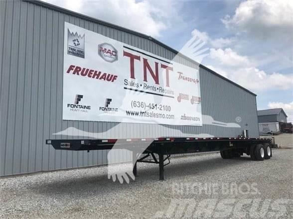Transcraft 48x102 TL-2000 Steel Flat Semi-trailer med lad/flatbed