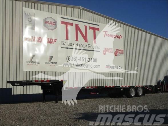 Transcraft (NOW WABASH)[QTY:5] 48' STEEL DROP W/ BEAVERTAIL Semi-trailer blokvogn