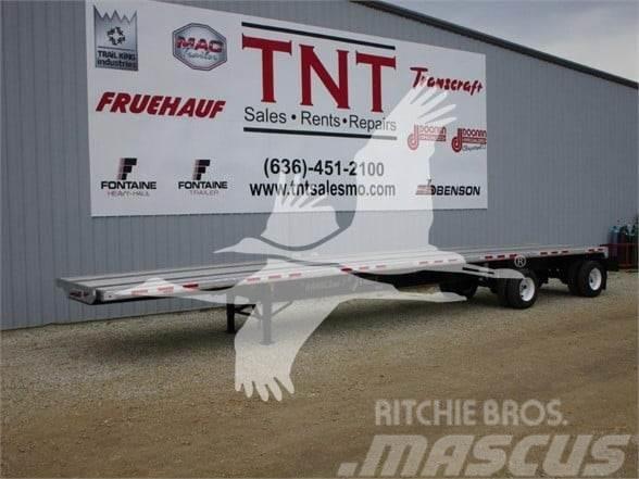 Transcraft (NOW WABASH) [QTY:75] 48' COMBINATION FLATBED Semi-trailer med lad/flatbed