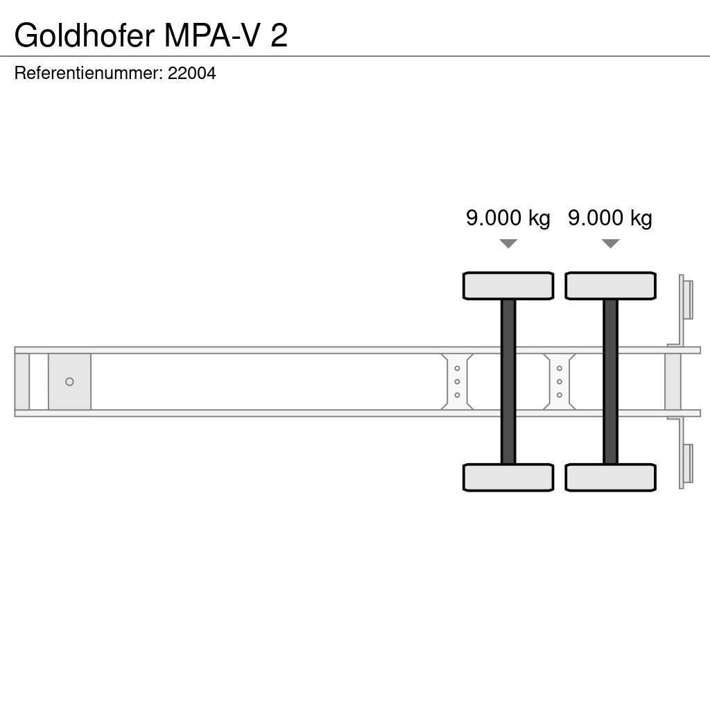 Goldhofer MPA-V 2 Semi-trailer blokvogn