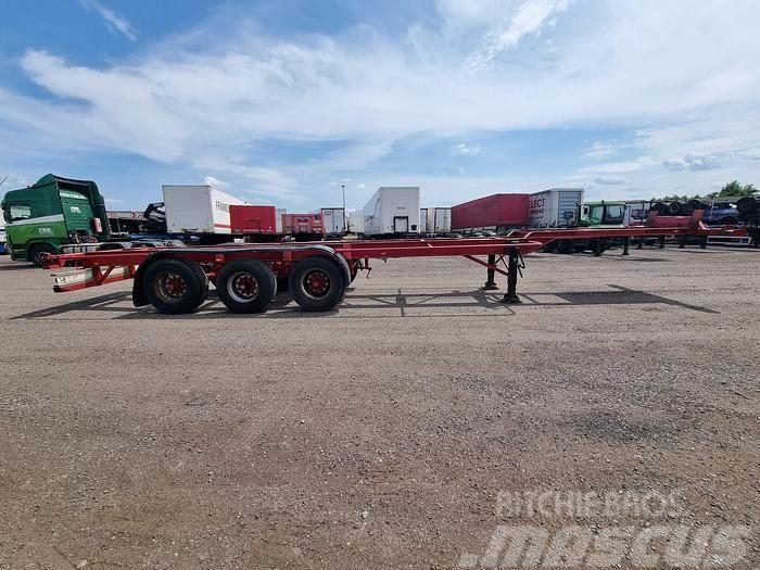 Broshuis 10-24K 3 AXLE CONTAINER CHASSIS STEEL SUSPENSION D Semi-trailer med containerramme