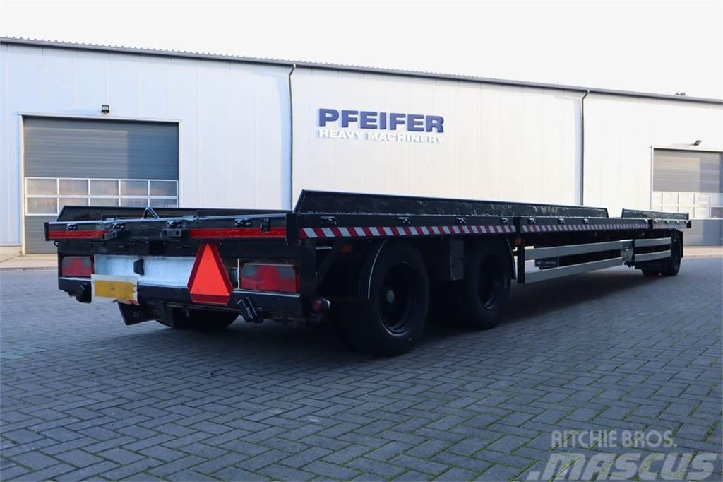 GS AC-2800L Dutch Registration, 3 Axles, 20t Loading Semi-trailer med lad/flatbed