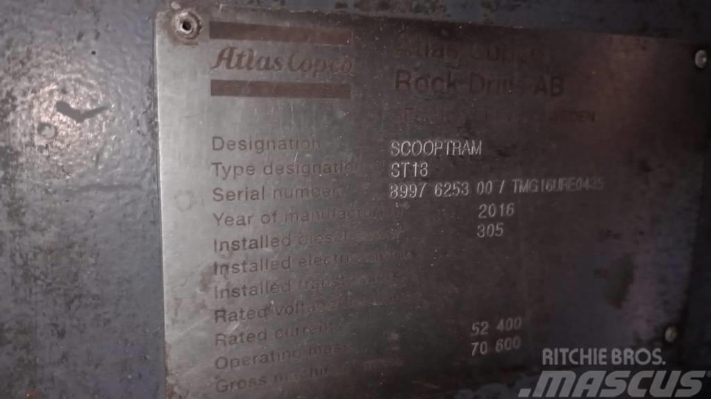 Atlas Copco Scooptram ST18 Undergrundslæssemaskiner