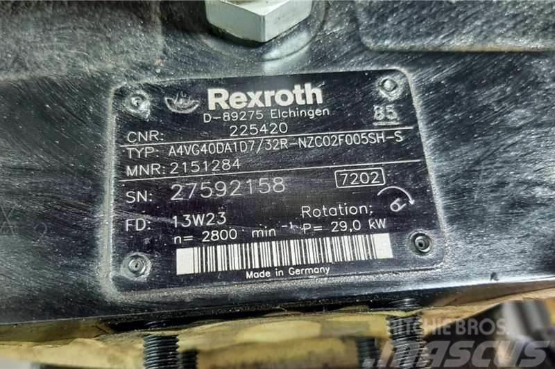 Rexroth Axial Piston Variable Pump A4VG40 Andre lastbiler