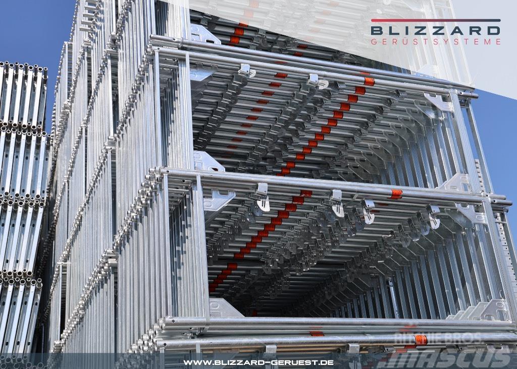 Blizzard S70 163,45 m² neues Blizzard Stahlgerüst + Durchst Stillads udstyr