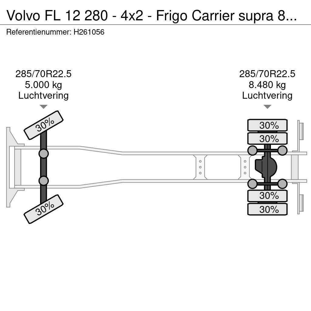 Volvo FL 12 280 - 4x2 - Frigo Carrier supra 850 MT - Zep Kølelastbiler