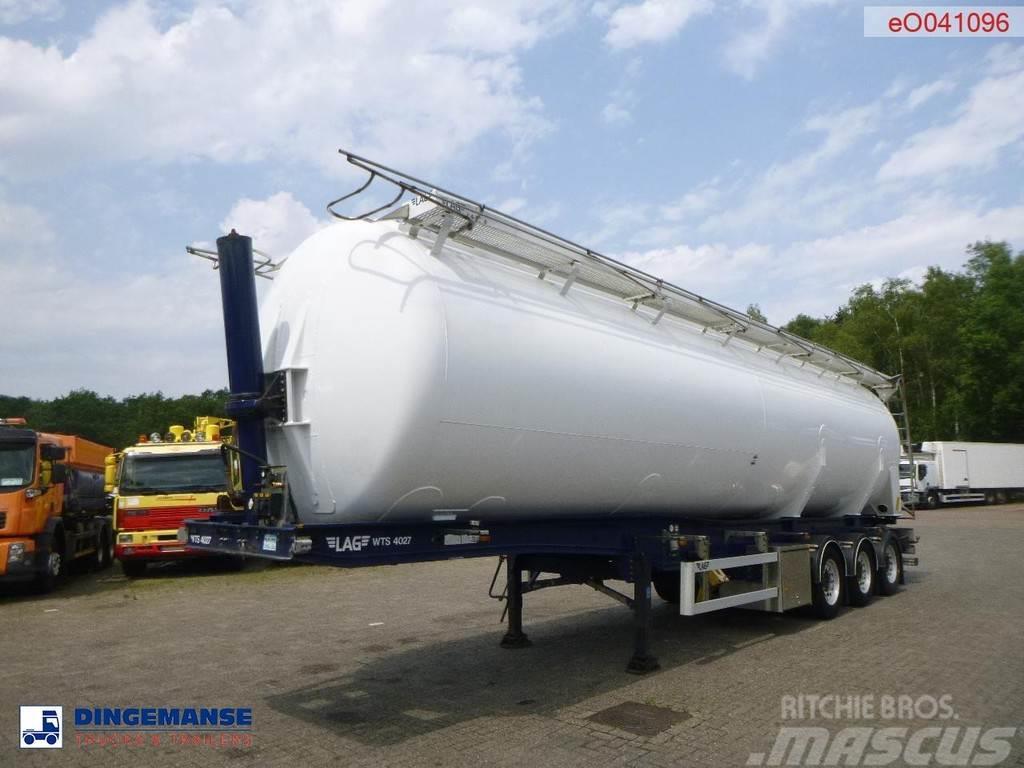 LAG Powder tank alu 58 m3 (tipping) Semi-trailer med tip