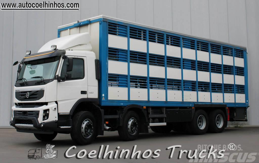 Volvo FMX 420 Lastbiler til dyretransport